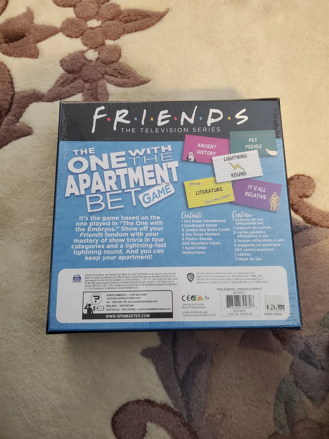 Friends The One With The Apartment Bet Board Game - photo 2