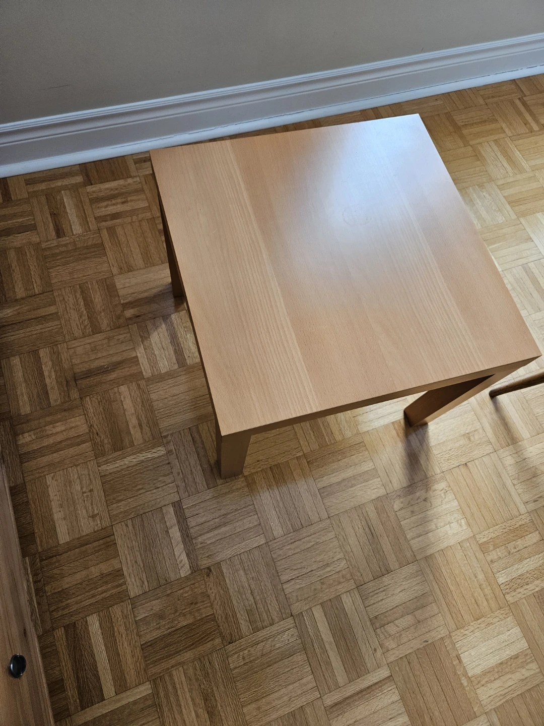 Light Wood Square Coffee Table - photo 2