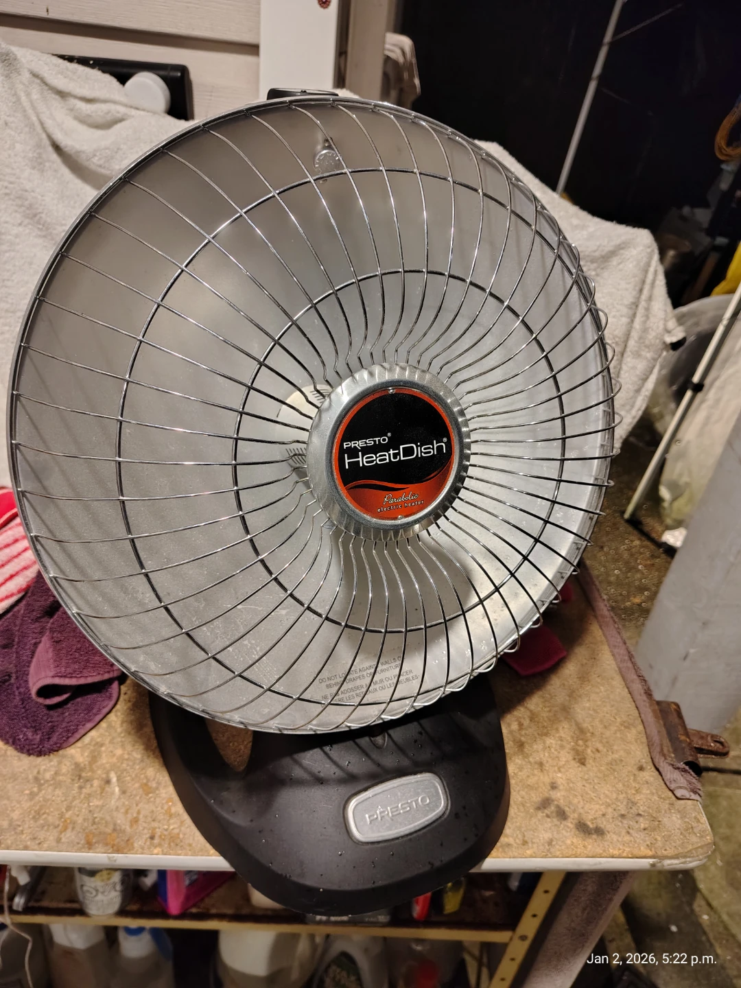 Presto Heat Dish 1000W Space Heater