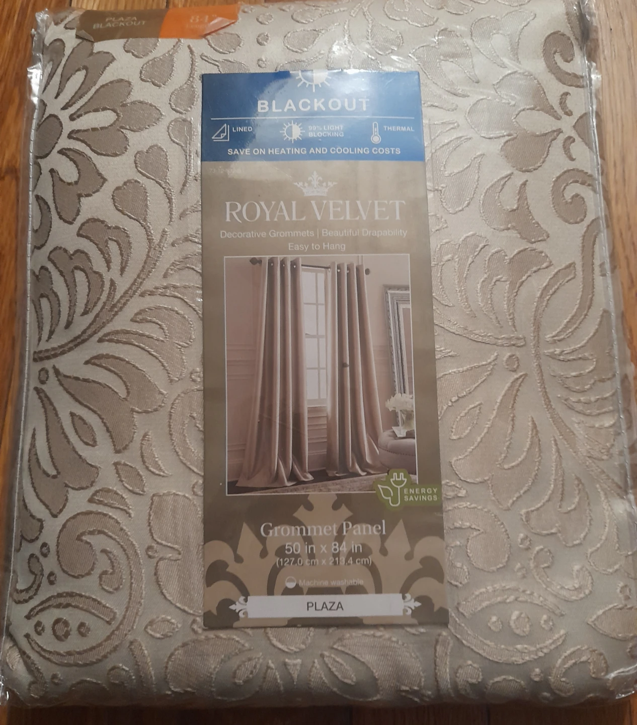 Royal Velvet Plaza Grommet Panel 50 x 84 In
