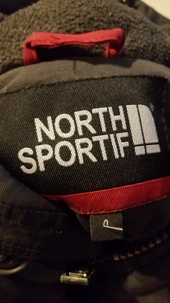 North Sportif Black Hooded Winter Jacket - photo 5