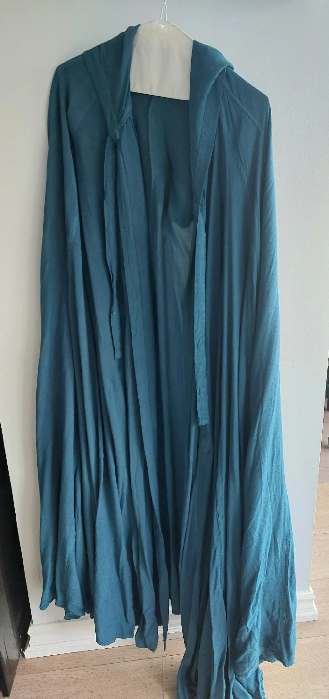 Holy Clothing Carys Hooded Cloak - Majolica Blue - Large - photo 3
