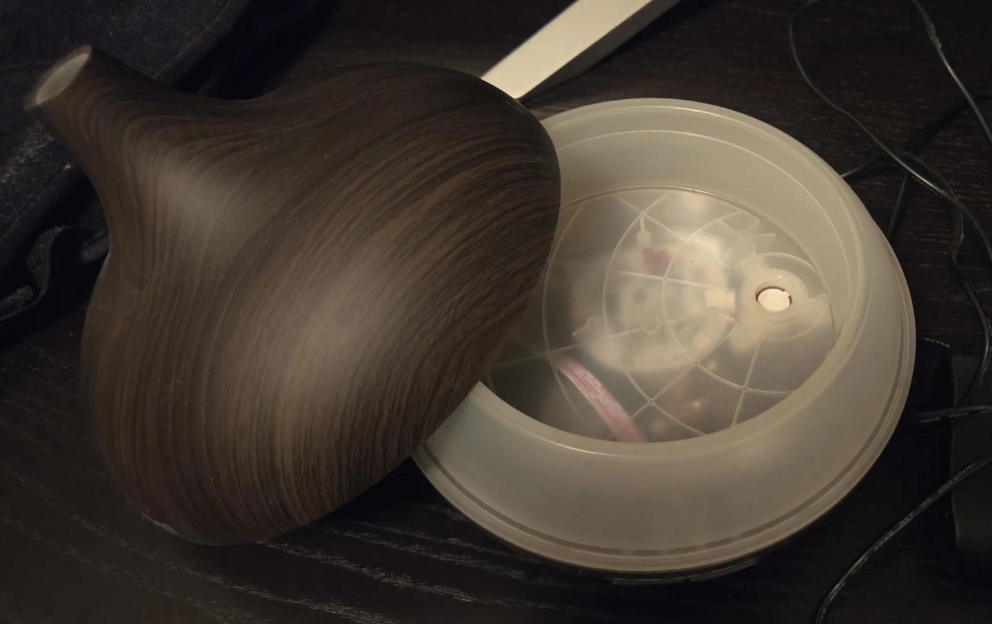 Victsing Wood Grain Essential Oil Diffuser used - photo 4