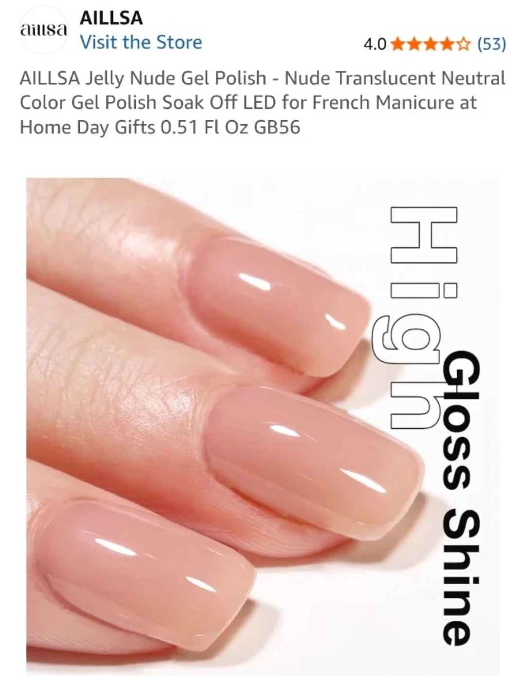 AILLSA Jelly Nude Gel Polish 🏆 - photo 2
