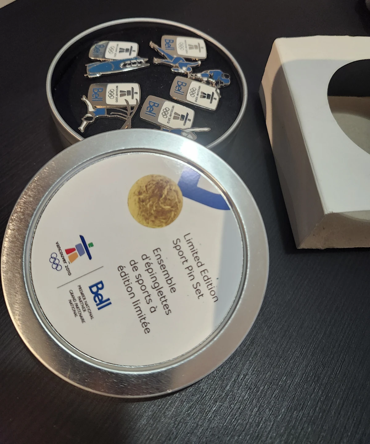 Vancouver 2010 Bell Limited Edition Sport Pin Set