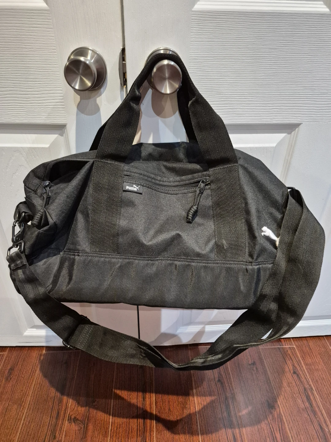 Puma Black Duffle Bag