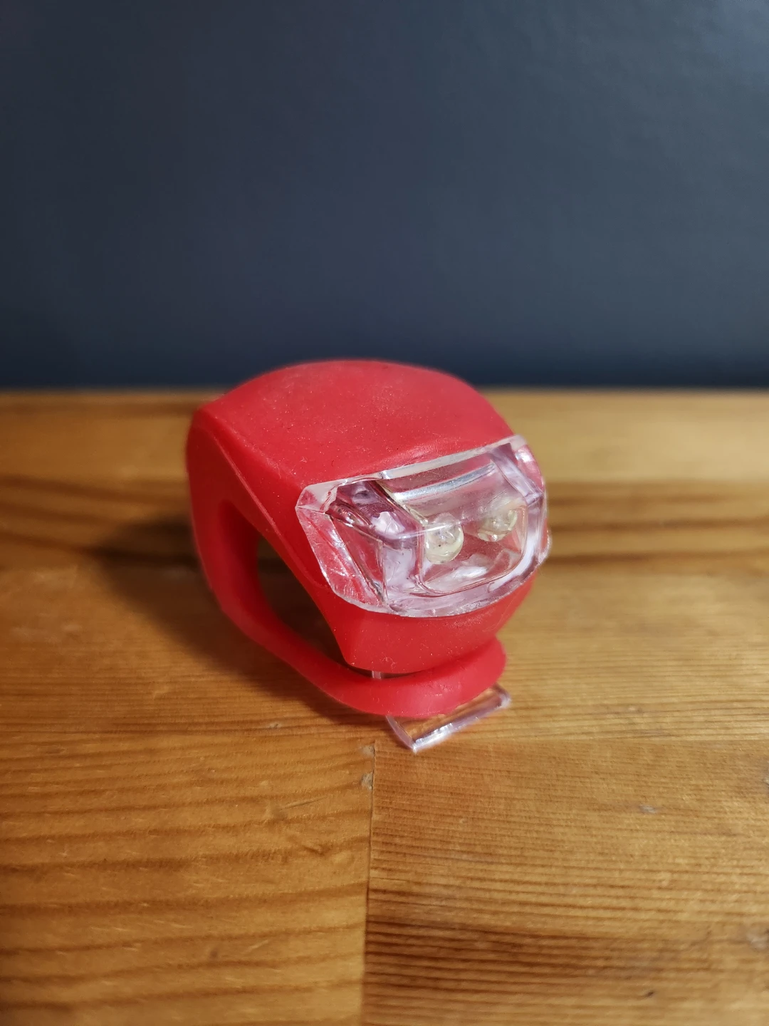 Red Silicone Bike Light
