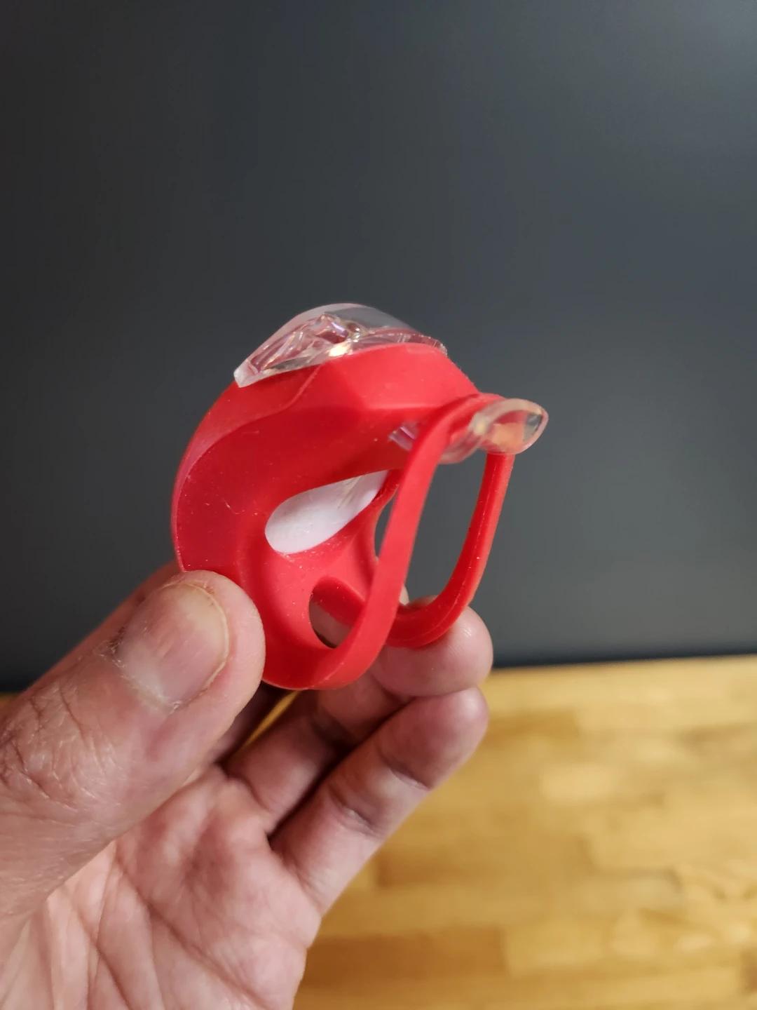 Red Silicone Bike Light - photo 4