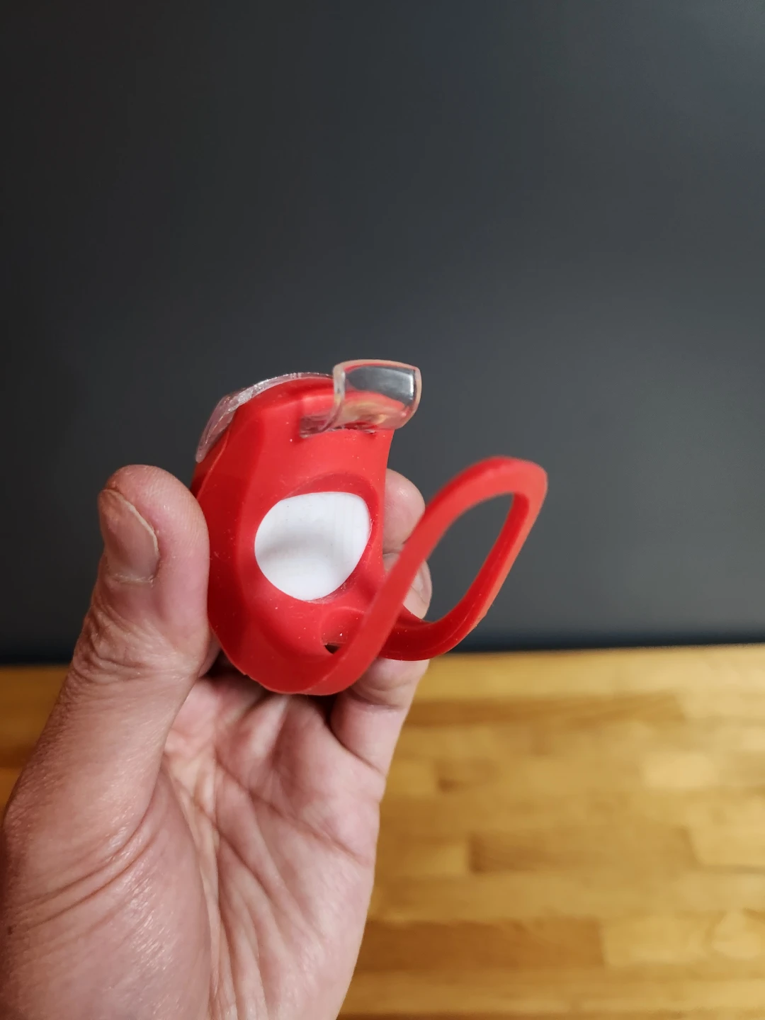 Red Silicone Bike Light - photo 5