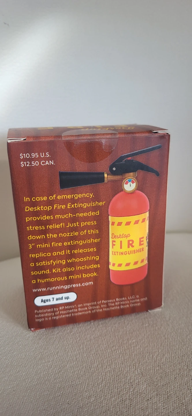 Desktop Fire Extinguisher Stress Relief Toy - photo 2