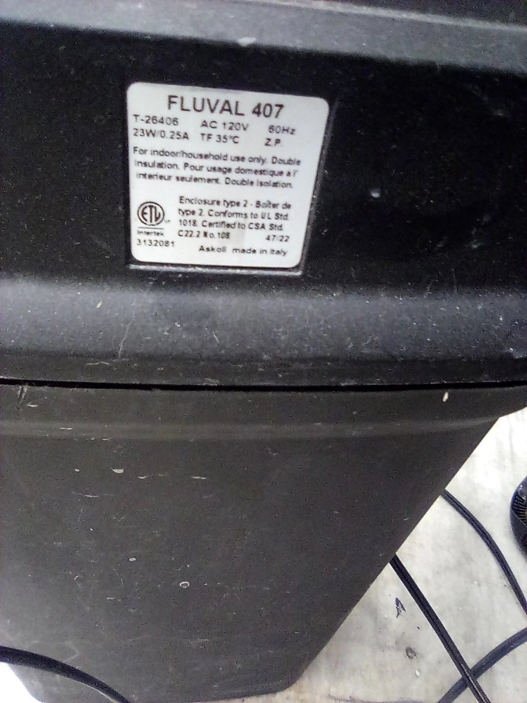 Fluval 407 External Aquarium Filter - photo 3