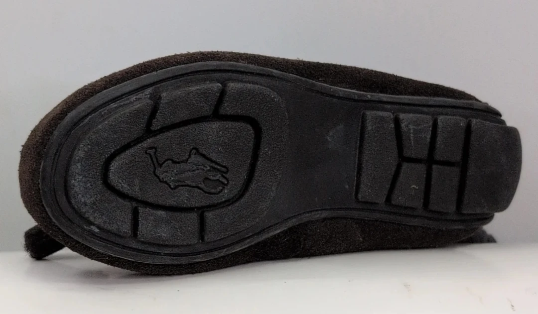 Ralph Lauren Brown Suede Moccasin Shoes - photo 4