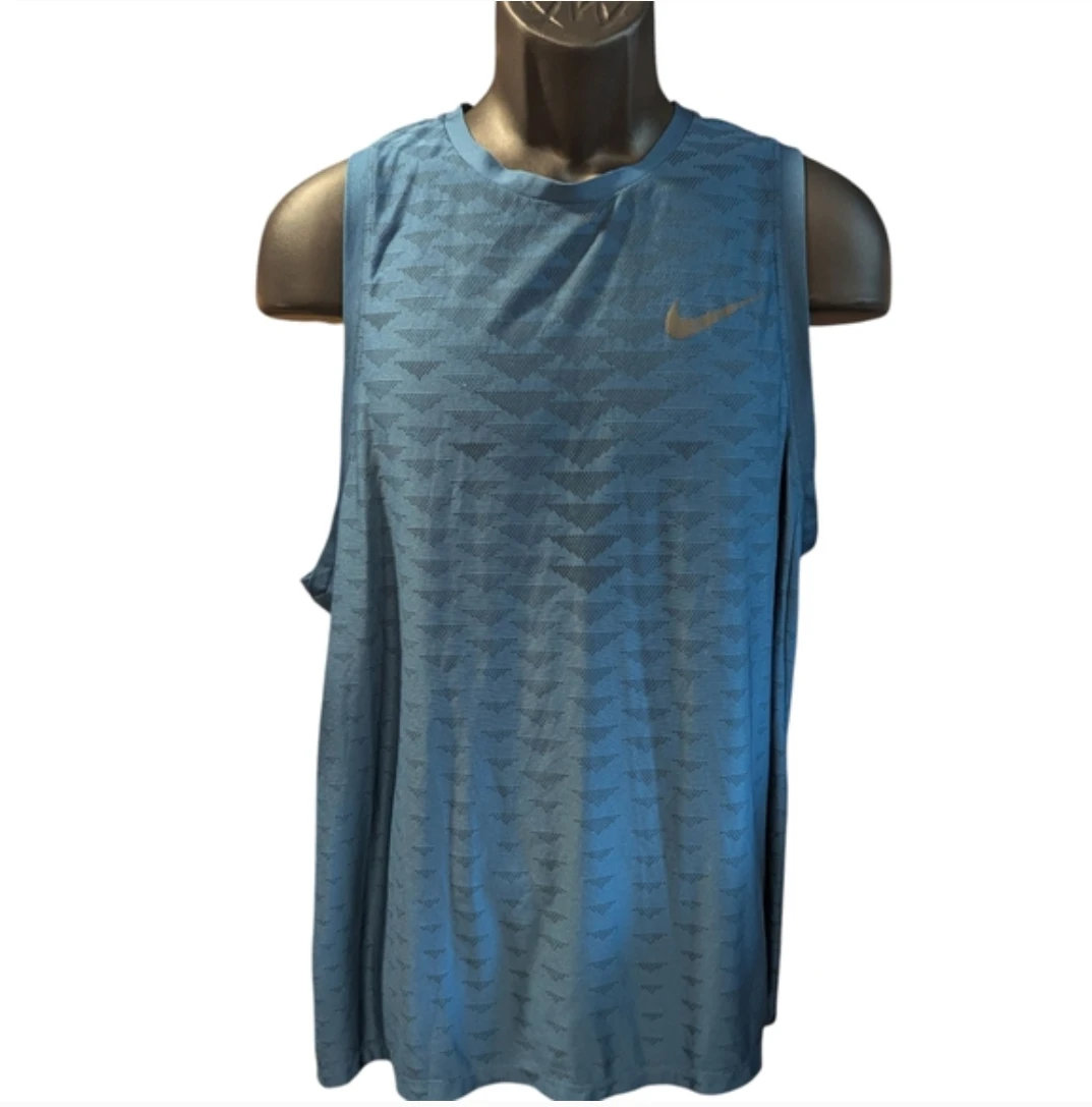 Nike Dri-FIT Men's Blue Athletic Tank Top Size L