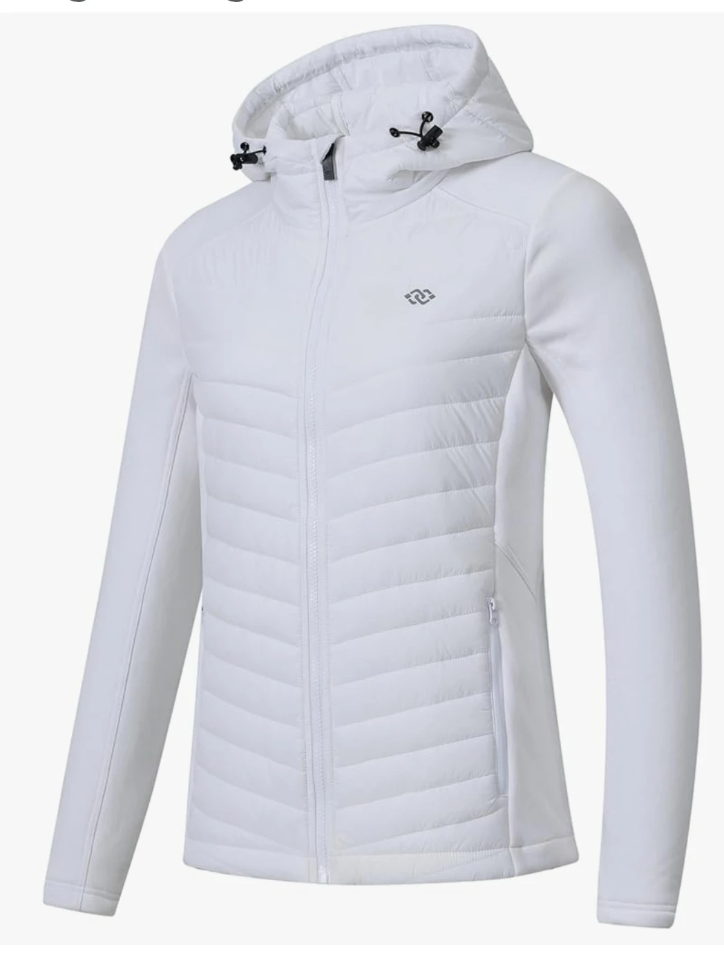 Women's White Hooded Jacket - photo 3