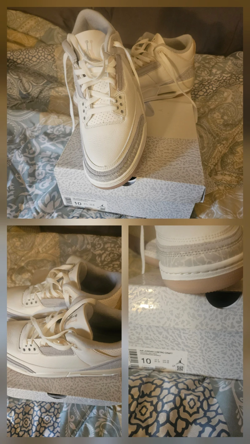 Air Jordan 3 Retro Craft Sneakers