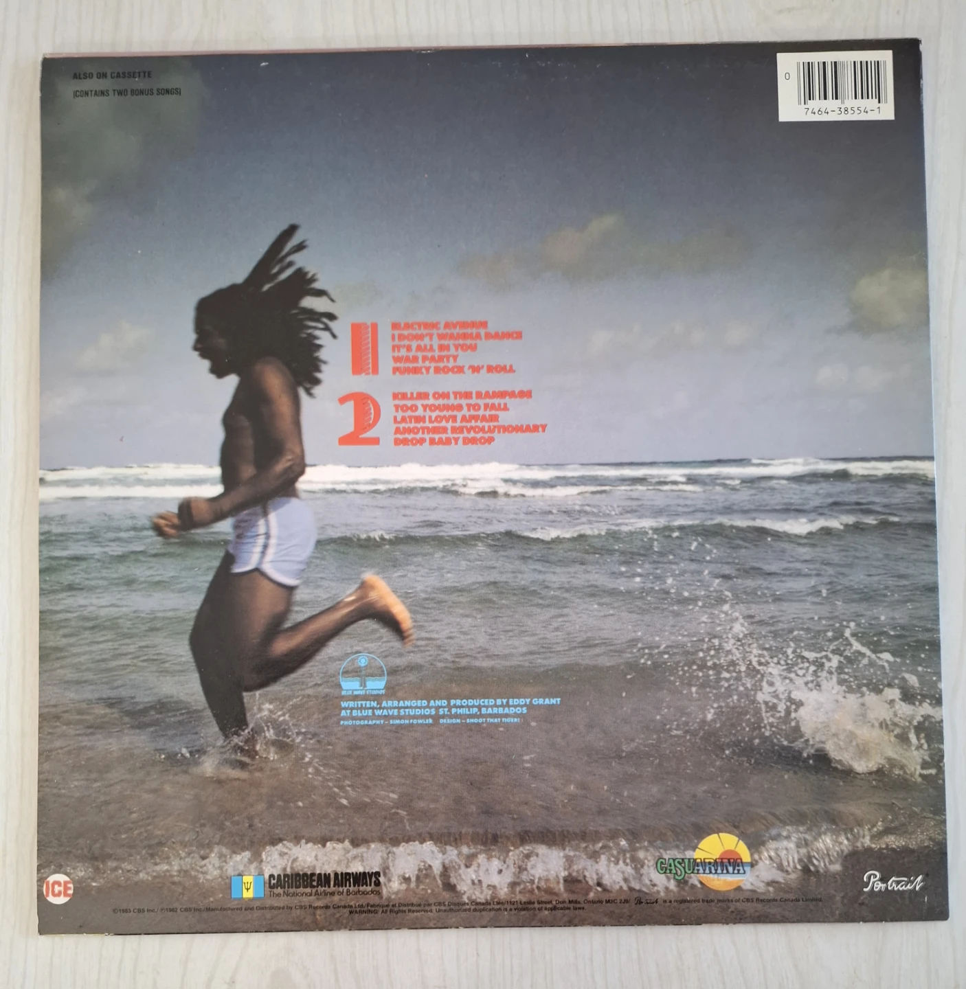 Eddy Grant Killer On The Rampage Vinyl Record - photo 2