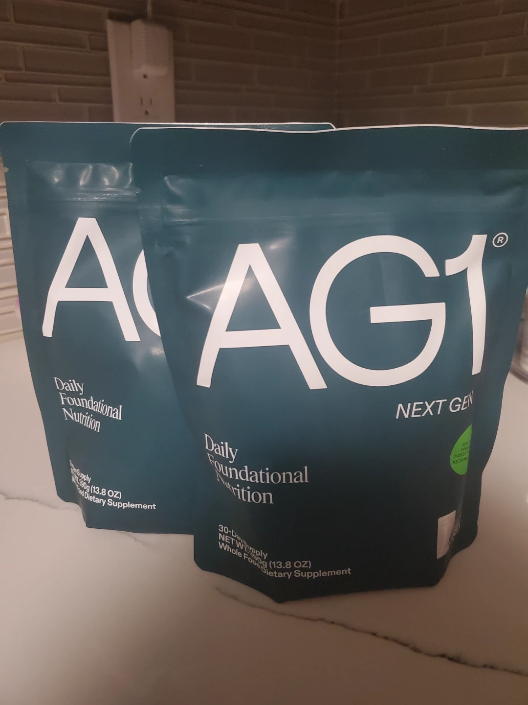 AG1 Daily Foundational Nutrition Supplement (2 x 13.8 OZ)