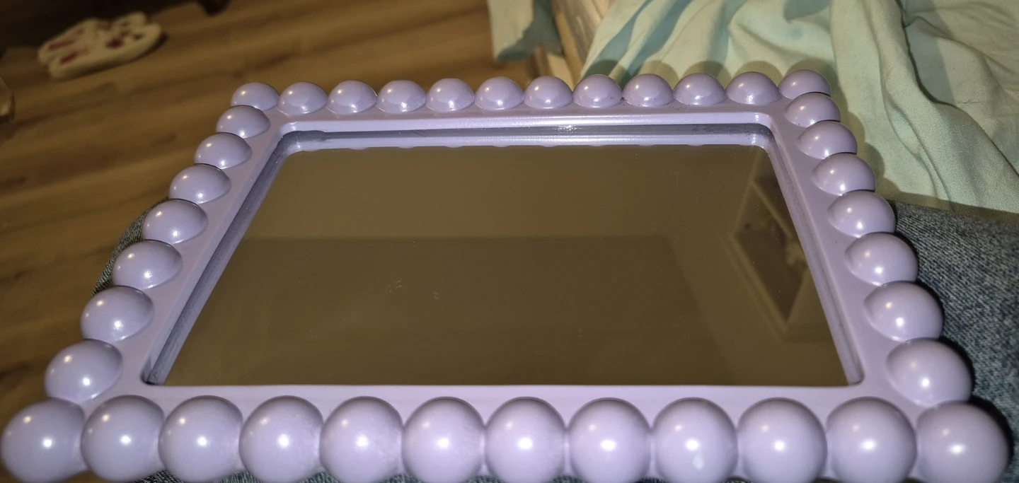 OneDesign Home Lavander Beaded Vanity Mirror - photo 2