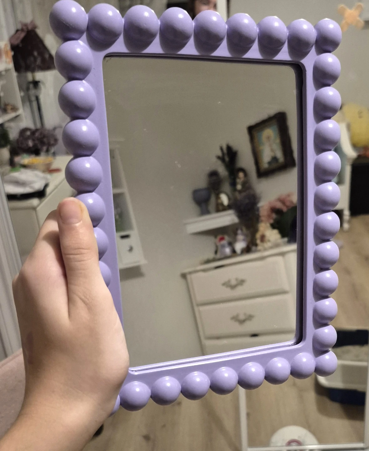OneDesign Home Lavander Beaded Vanity Mirror - photo 3
