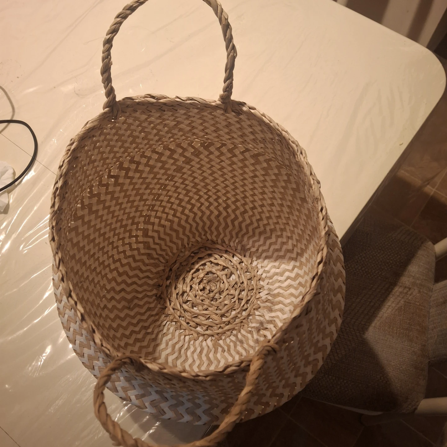 Woven Seagrass Basket