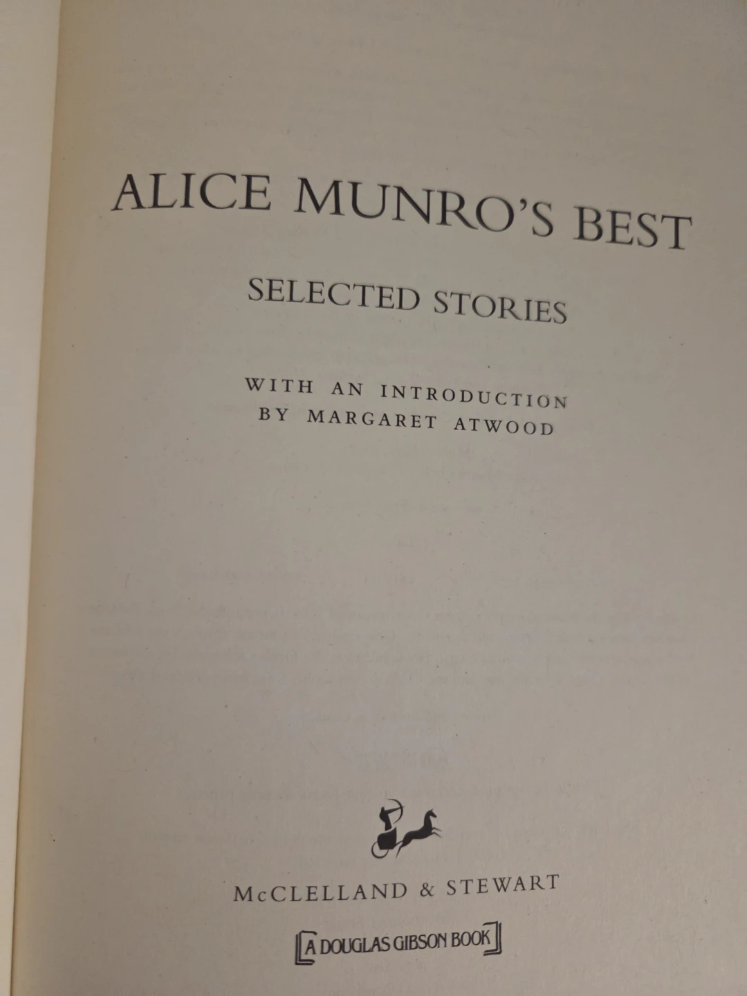 Alice Munro's Hardcover Best: Selected Stories - photo 4