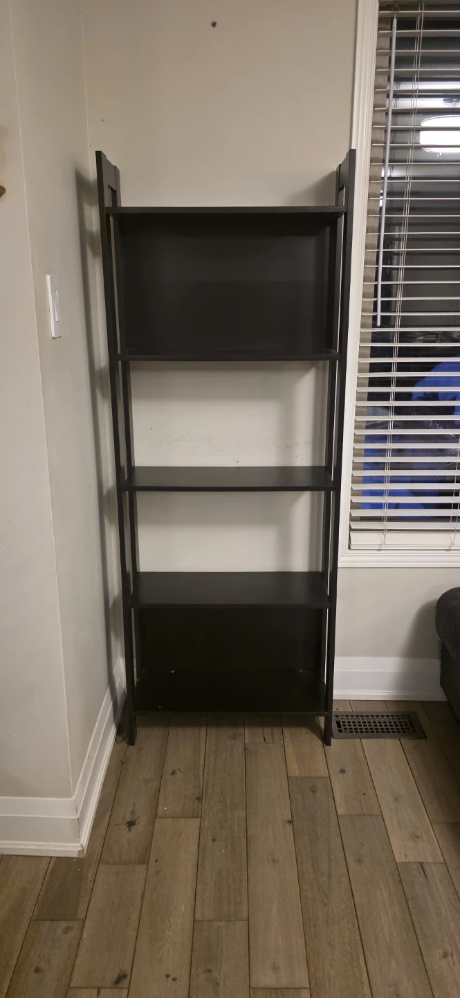 Dark Brown 4-Tier Ladder Shelf - photo 3