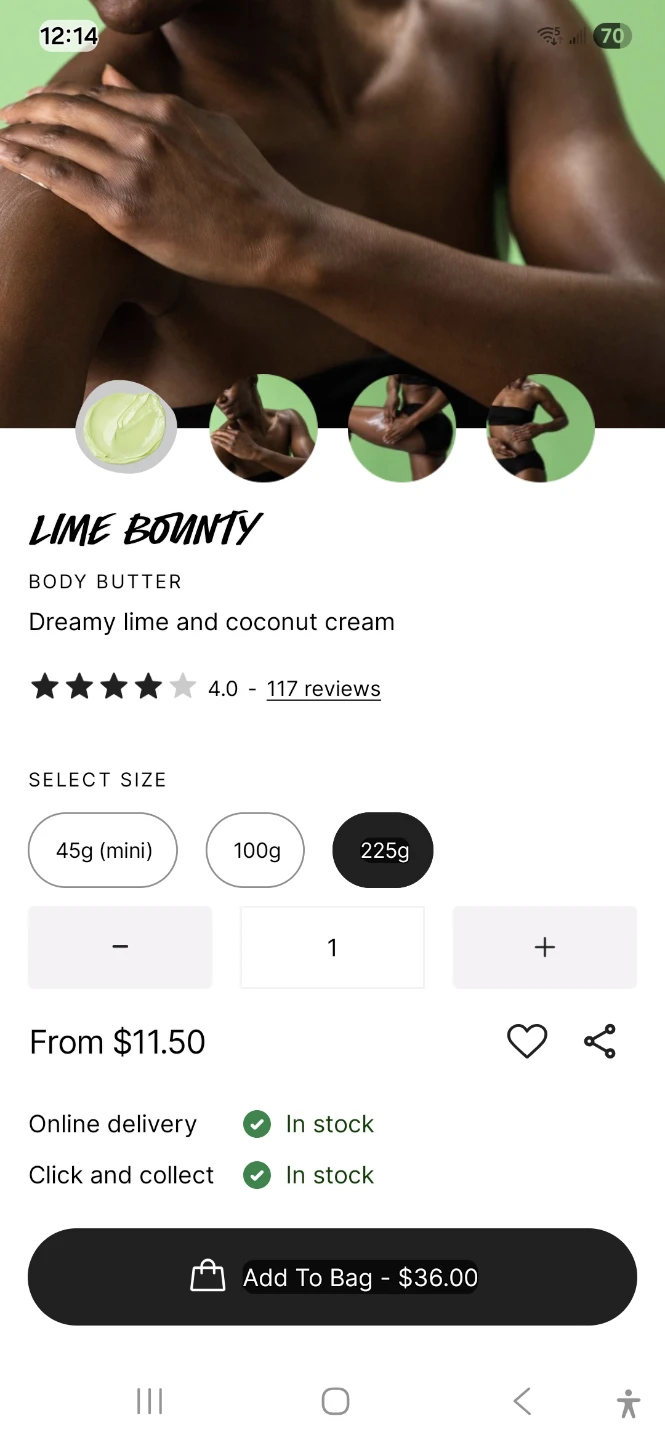 Lush Lime Bounty Body Butter - 225g - photo 2