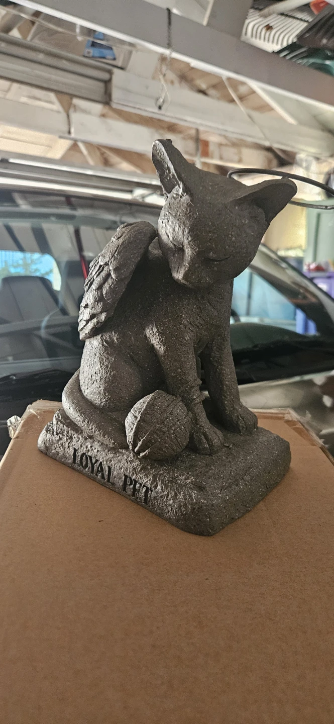 Angel Cat Garden Statue - Loyal Pet
