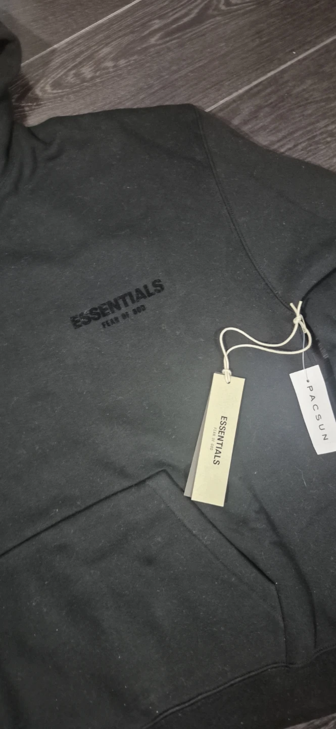 Fear of God Essentials Hoodie Black - photo 2