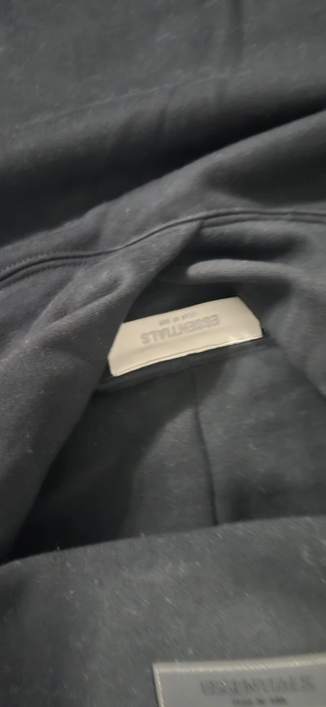 Fear of God Essentials Hoodie Black - photo 4