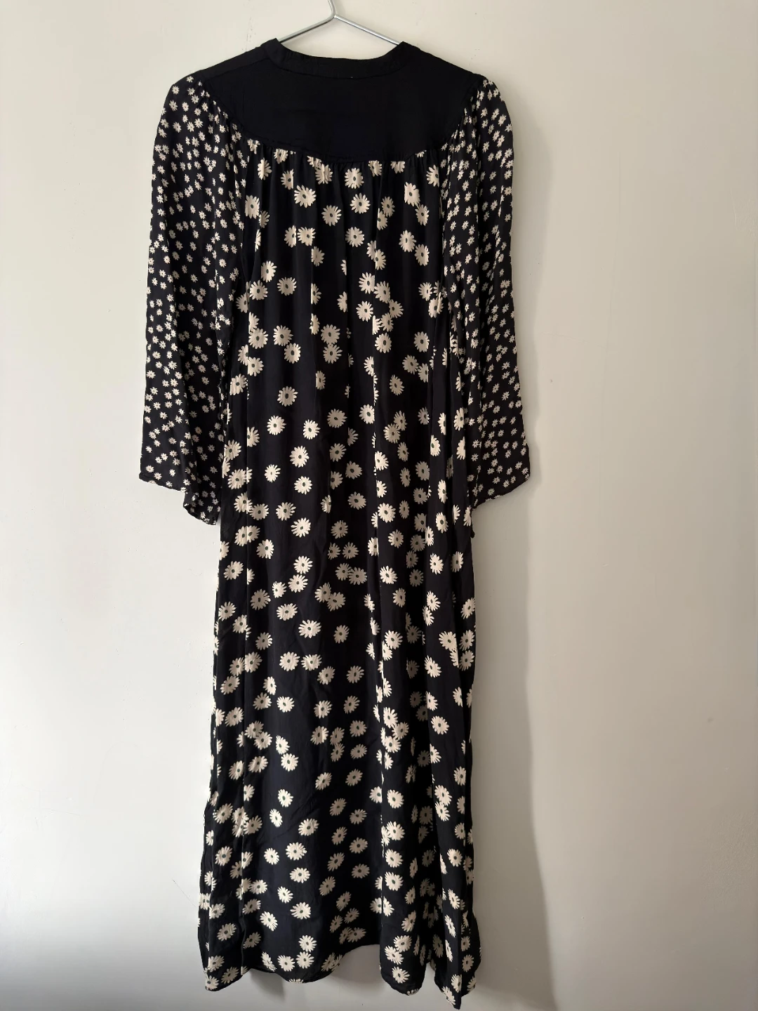 RIXO anela tie neck dress