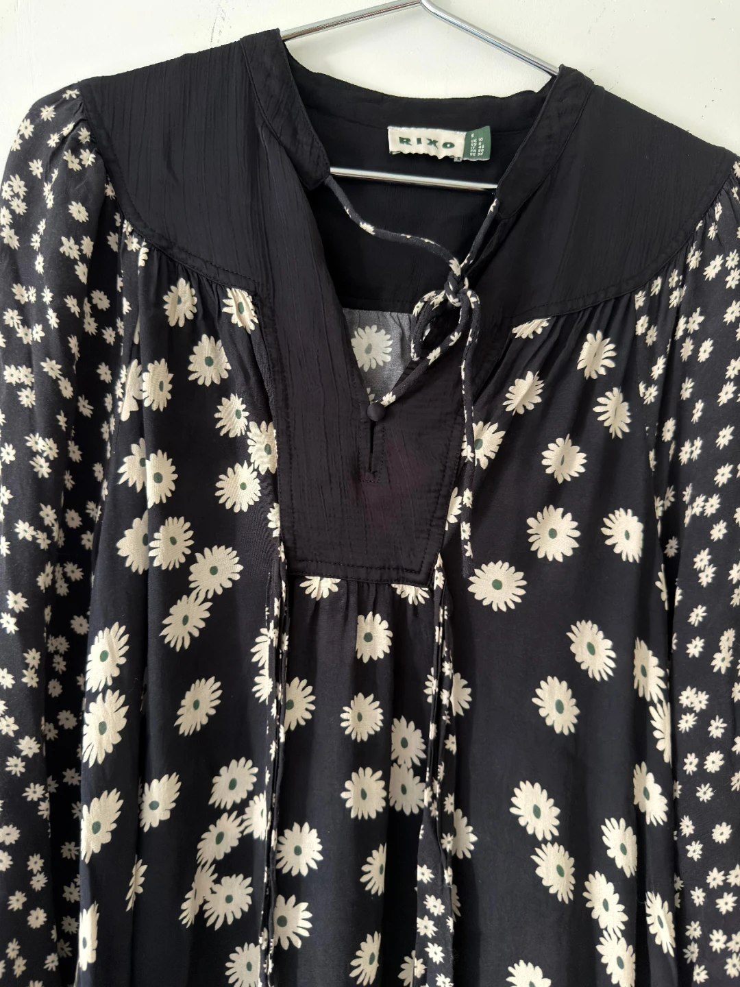RIXO anela tie neck dress - photo 2