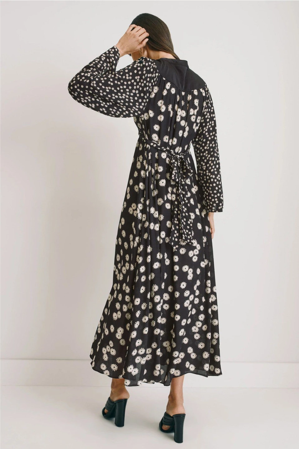 RIXO anela tie neck dress - photo 4