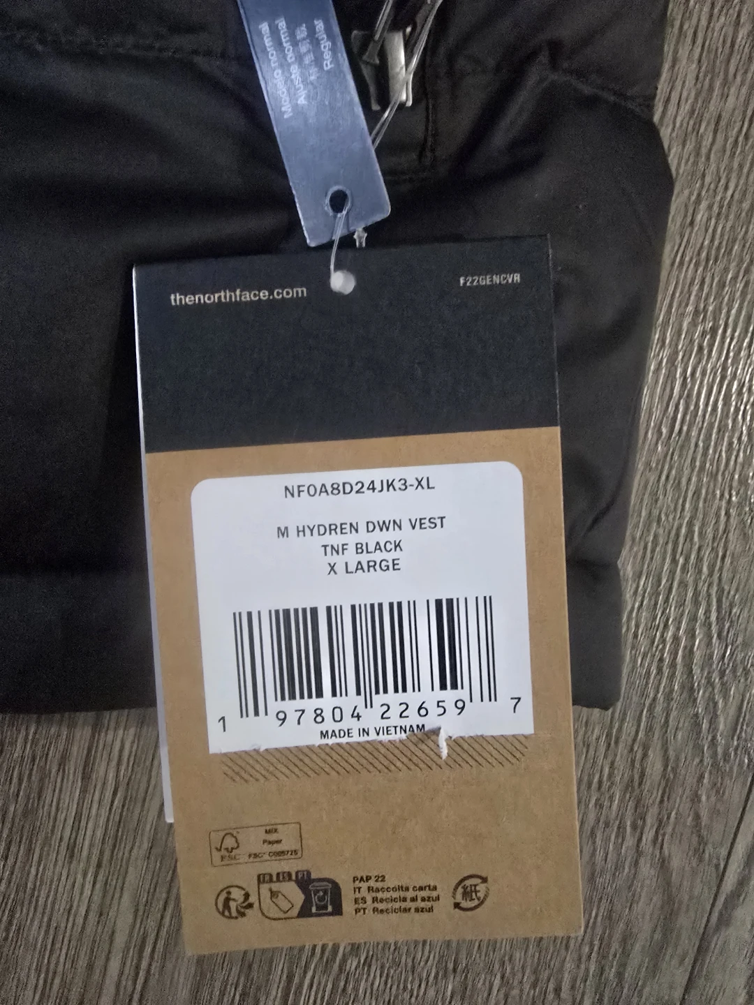 North Face Vest  Black X Larg - photo 3