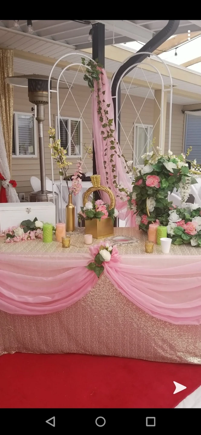 Purple, Pink, and Orange Draping Backdrop Set - photo 5