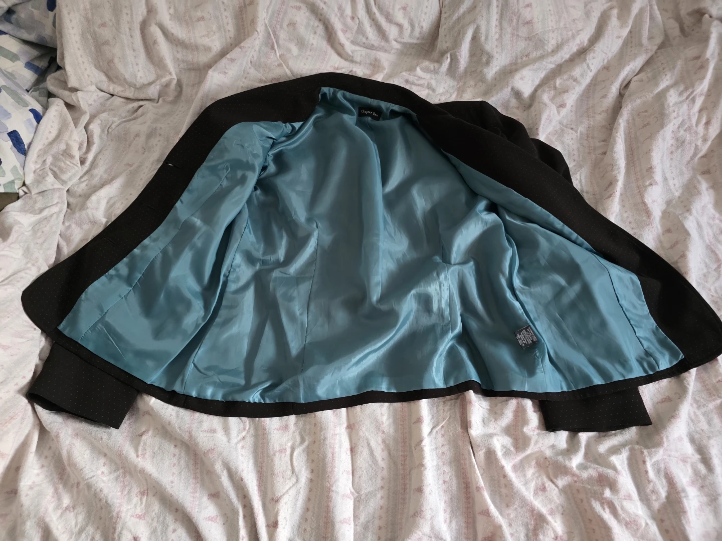 CHAPTER ONE Brown Polka Dot Blazer Suit set - photo 2