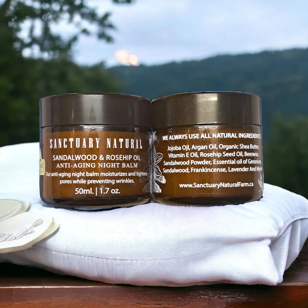 Sanctuary Natural Sandalwood & Rosehip Anti-Aging Night Balm 🏆 - photo 3