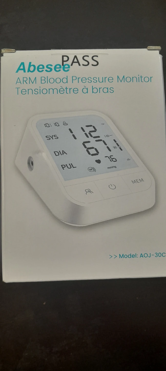 Abesee PASS ARM Blood Pressure Monitor