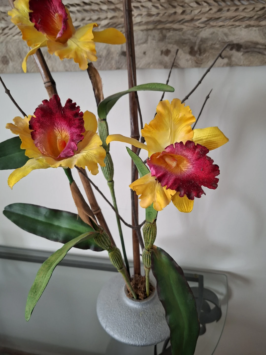 Silk Orchid Floral Arrangement🥕 - photo 3