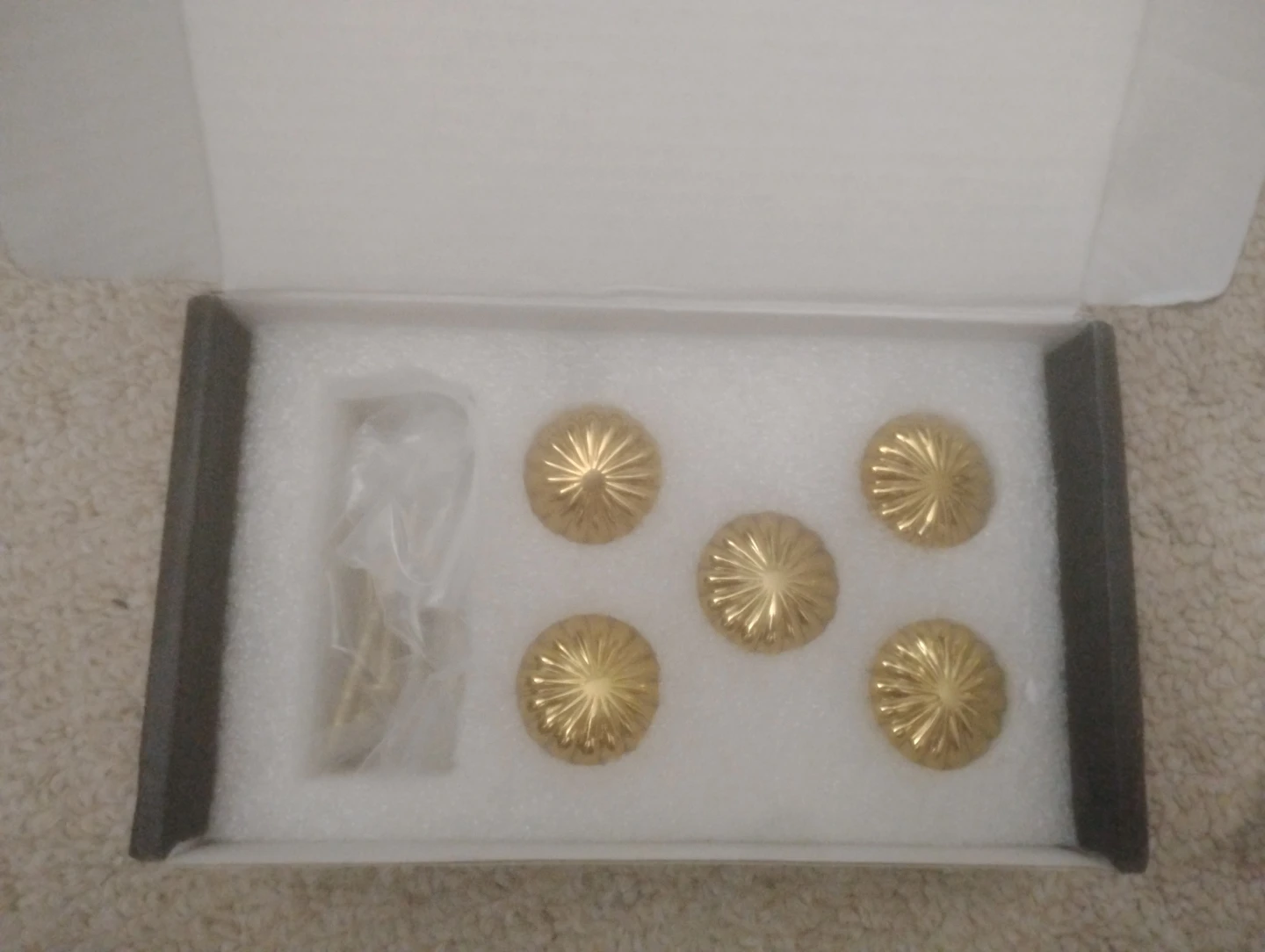 SUNSET Brass Handles Set for $5