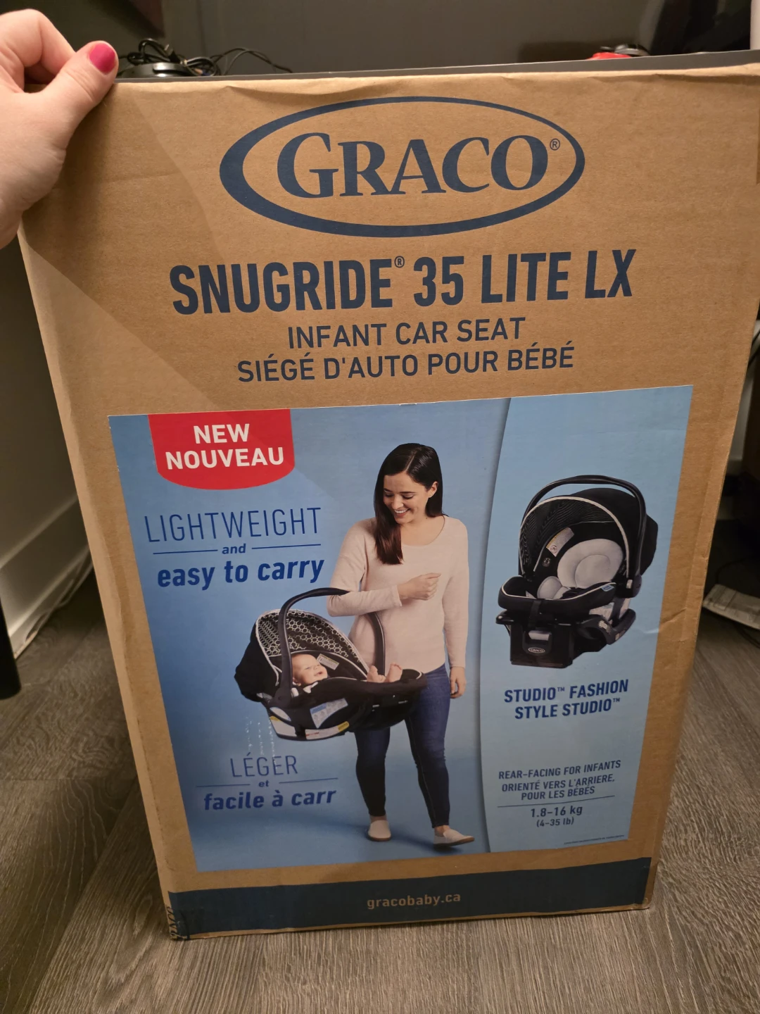 Graco SnugRide 35 Lite LX Infant Car Seat - Bran New Never Used