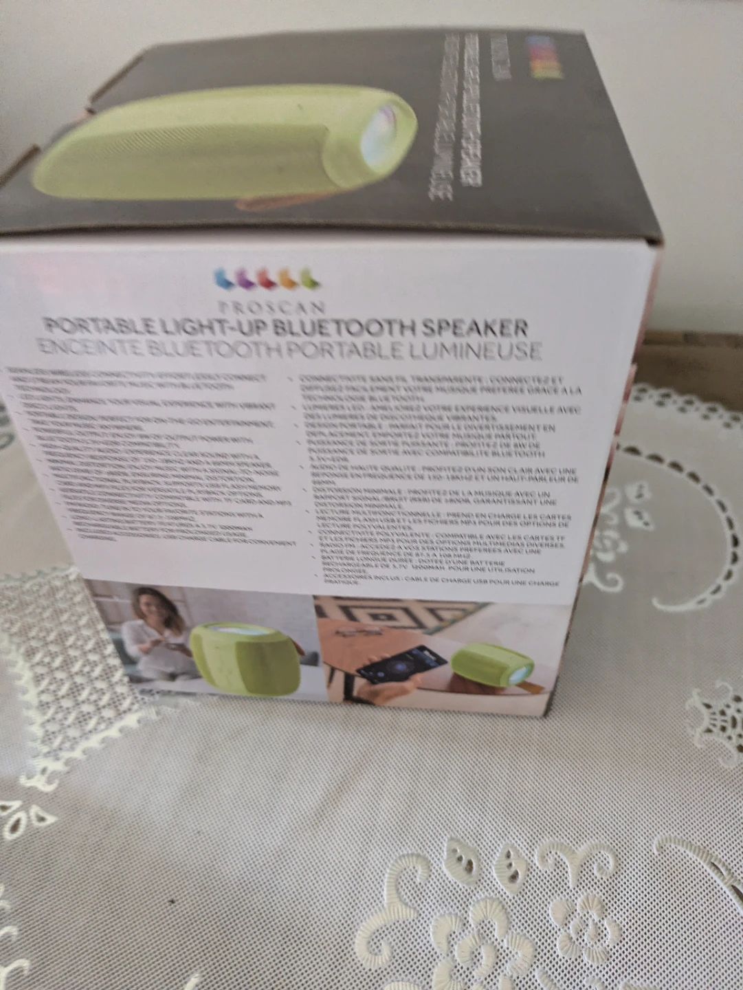 Proscan Portable Light-Up Bluetooth Speaker - photo 2