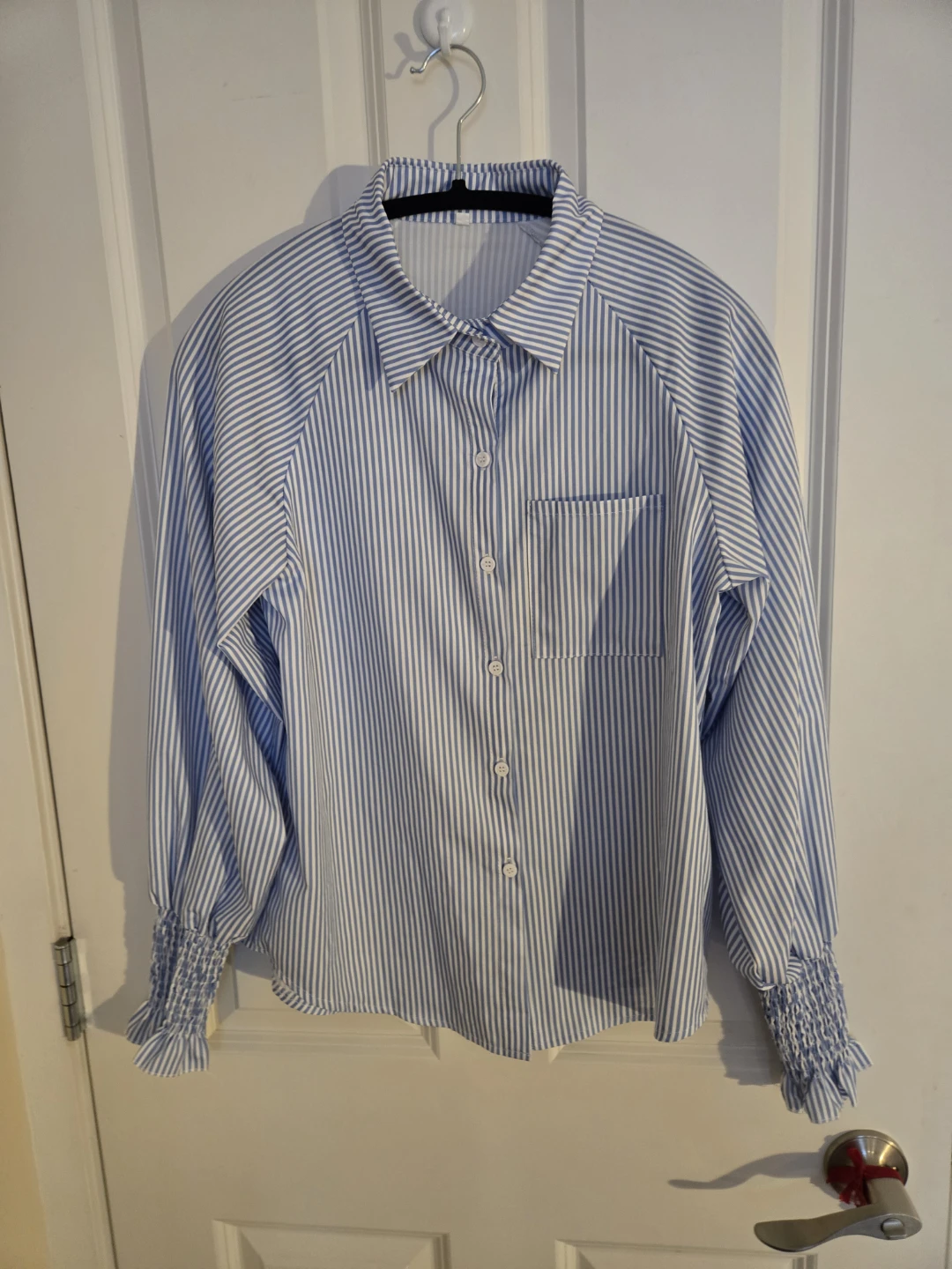 Pinstripe Blouse - photo 2