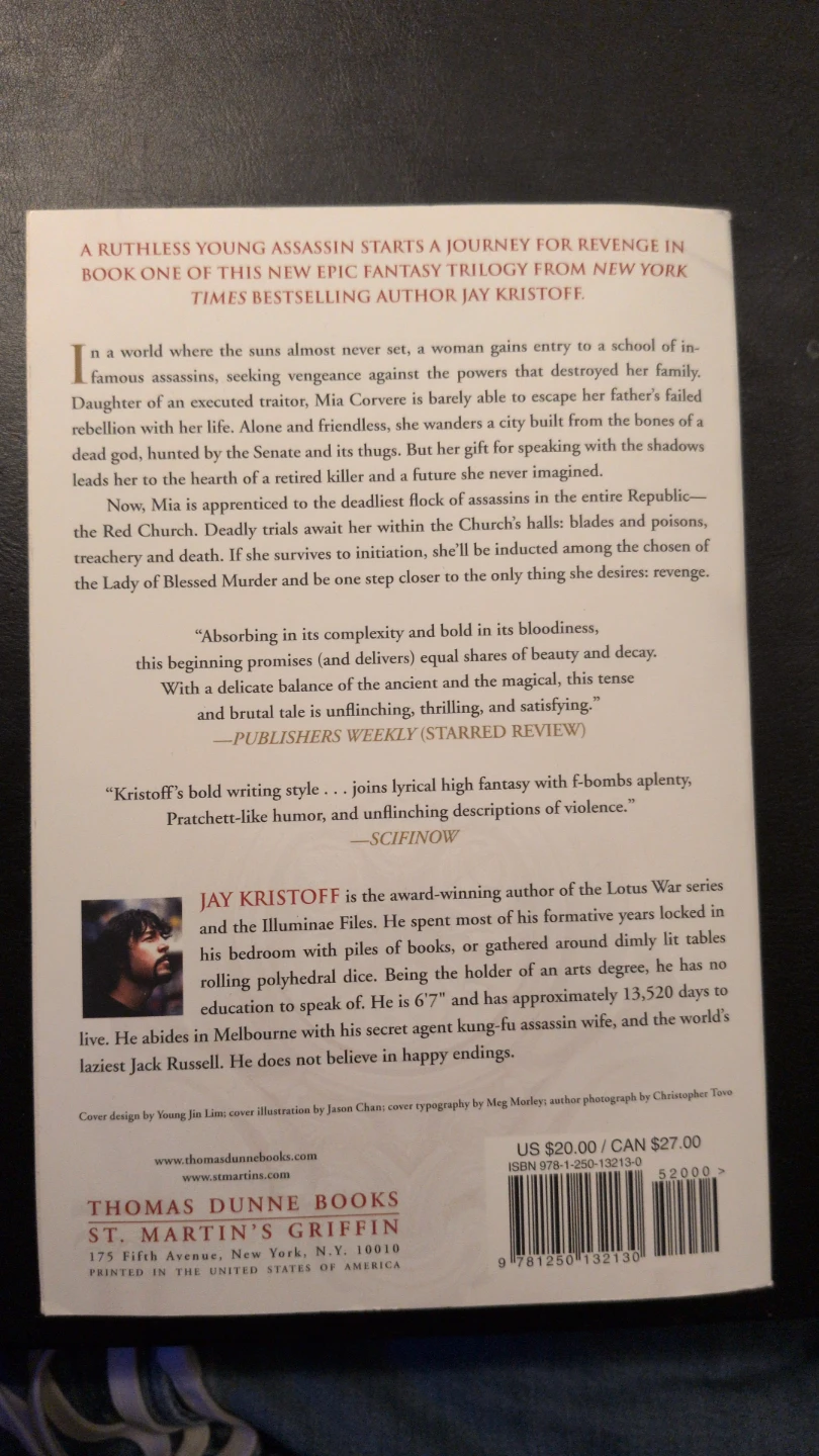 Nevernight Book One by Jay Kristoff - photo 2