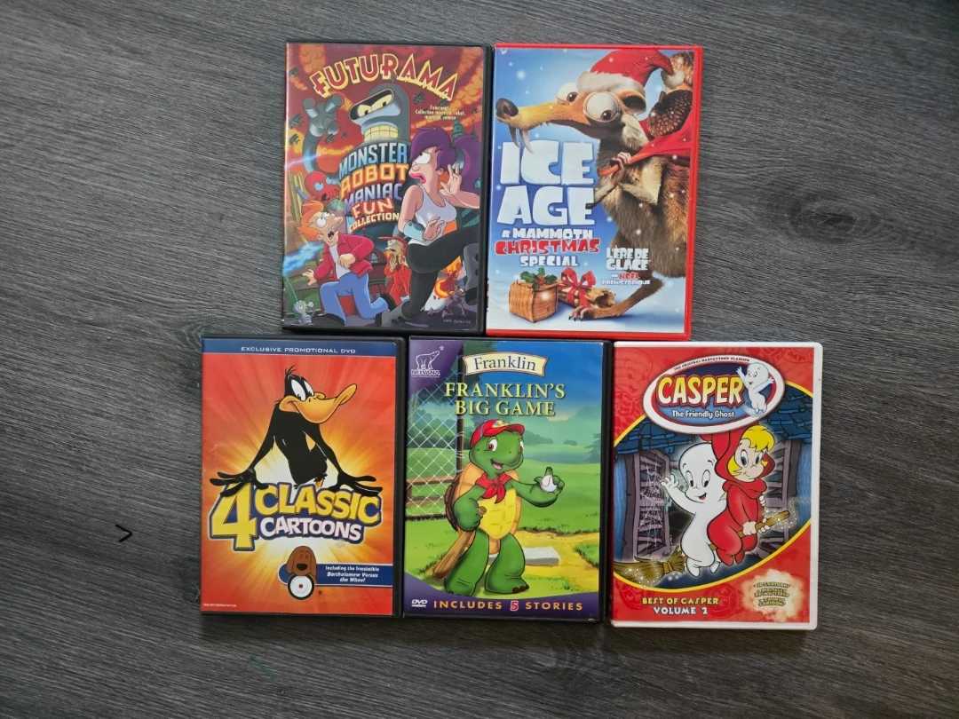 Five (5) Children's DVDs