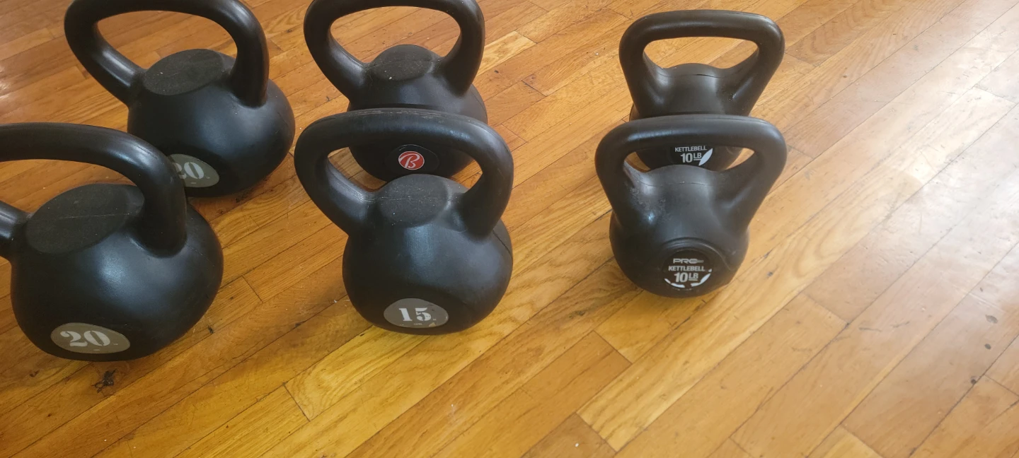 Fitness Kettlebells (20lb, 15lb, 10lb) - photo 4