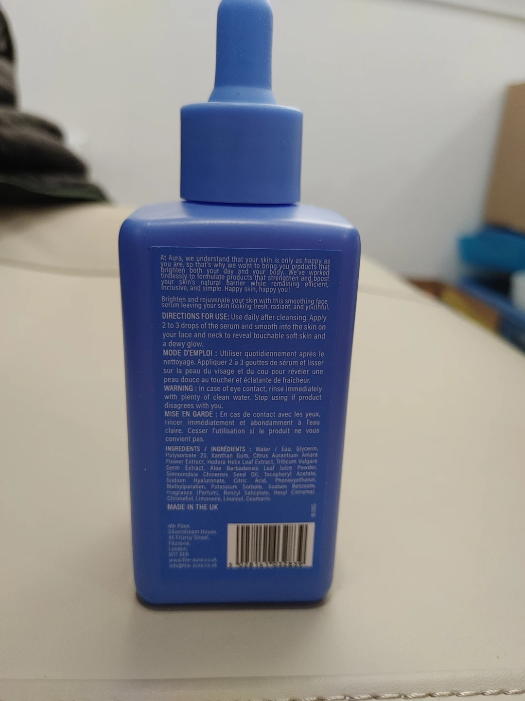 🧡BRAND NEW AURA SMOOTHING FACE SERUM 100ML MADE IN ENGLAND - photo 2