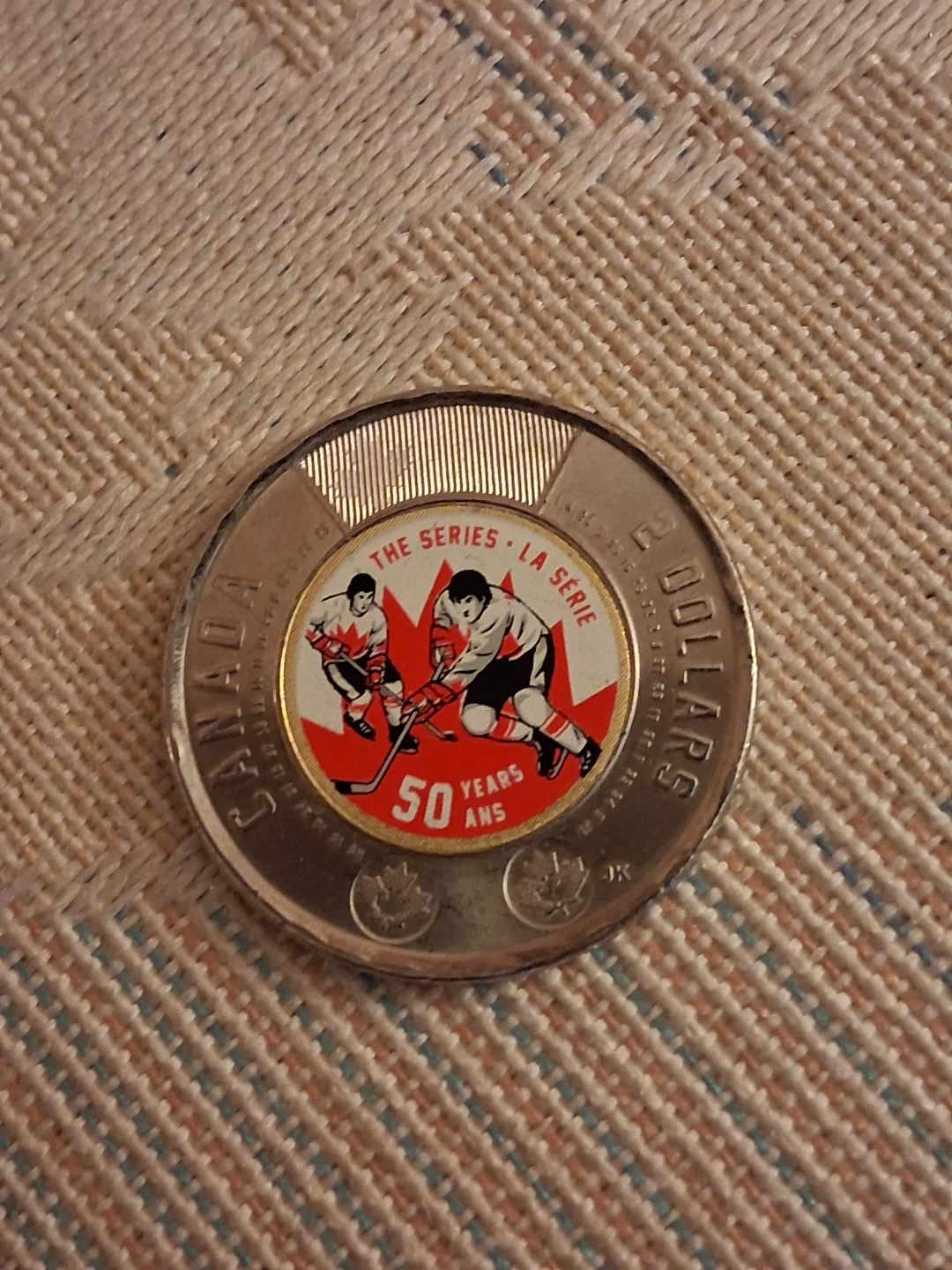 2022 Canadian $2 50th anniversary Summit Series coin