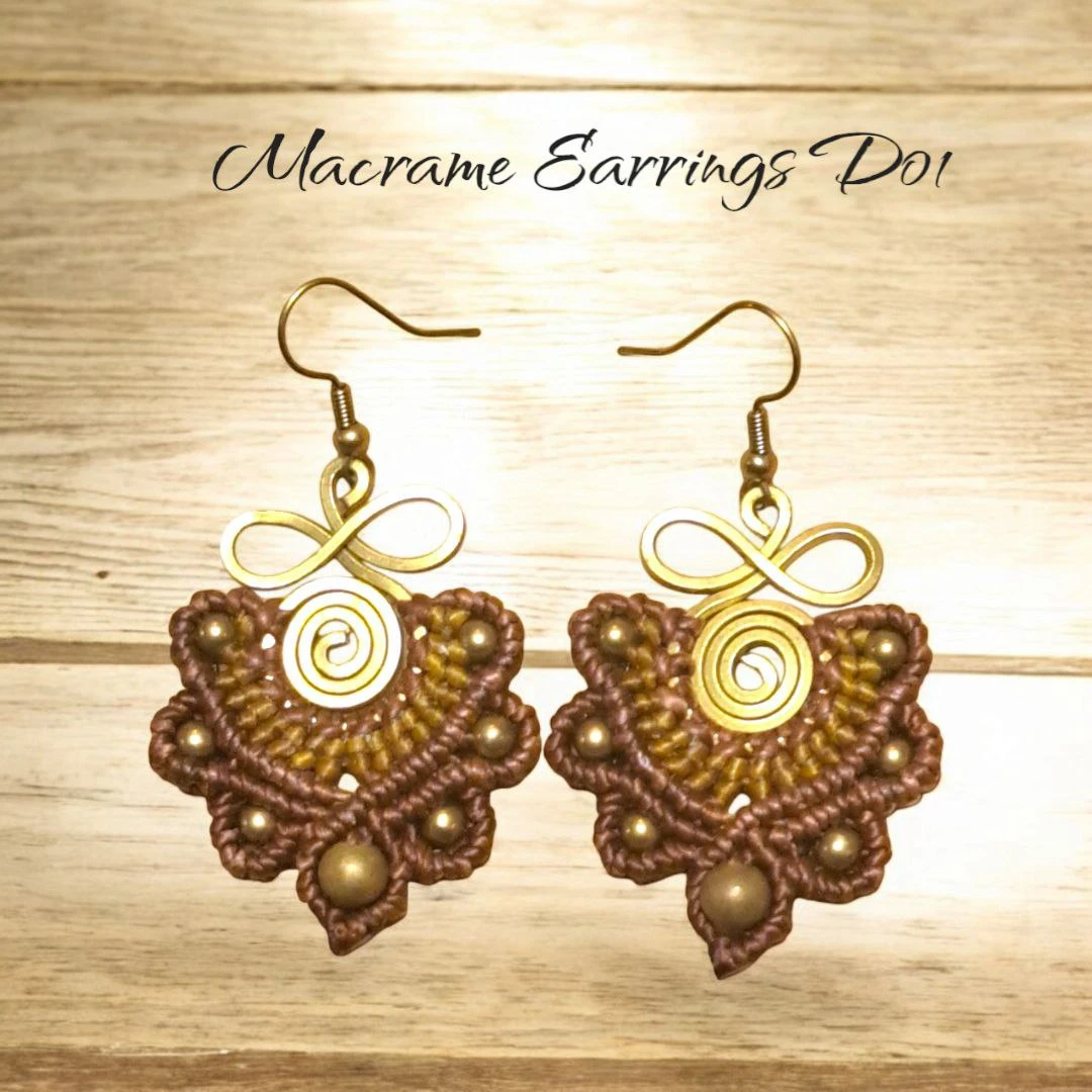 Macrame Earrings D01 🏆