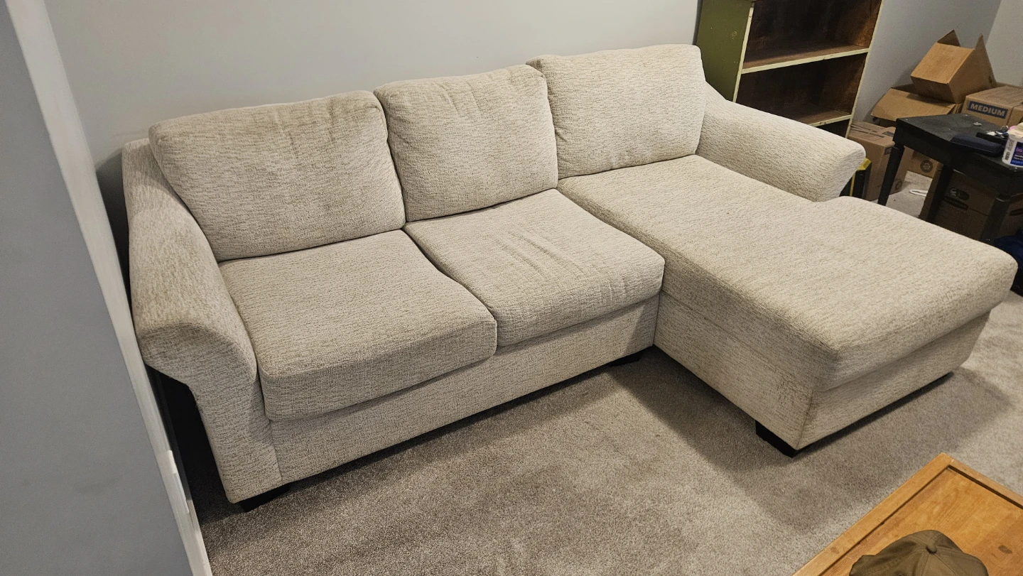 Beige Sectional Sofa - photo 2